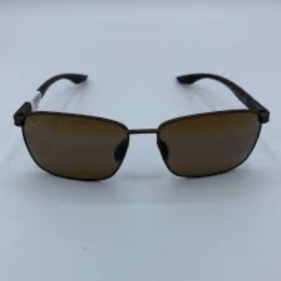 Excellent condition unisex Maui Jim Ka'ala rectangle polarized plus 2 sunglasses - Picture 9 of 11